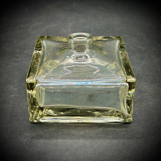 Vintage Square Glass Inkwell