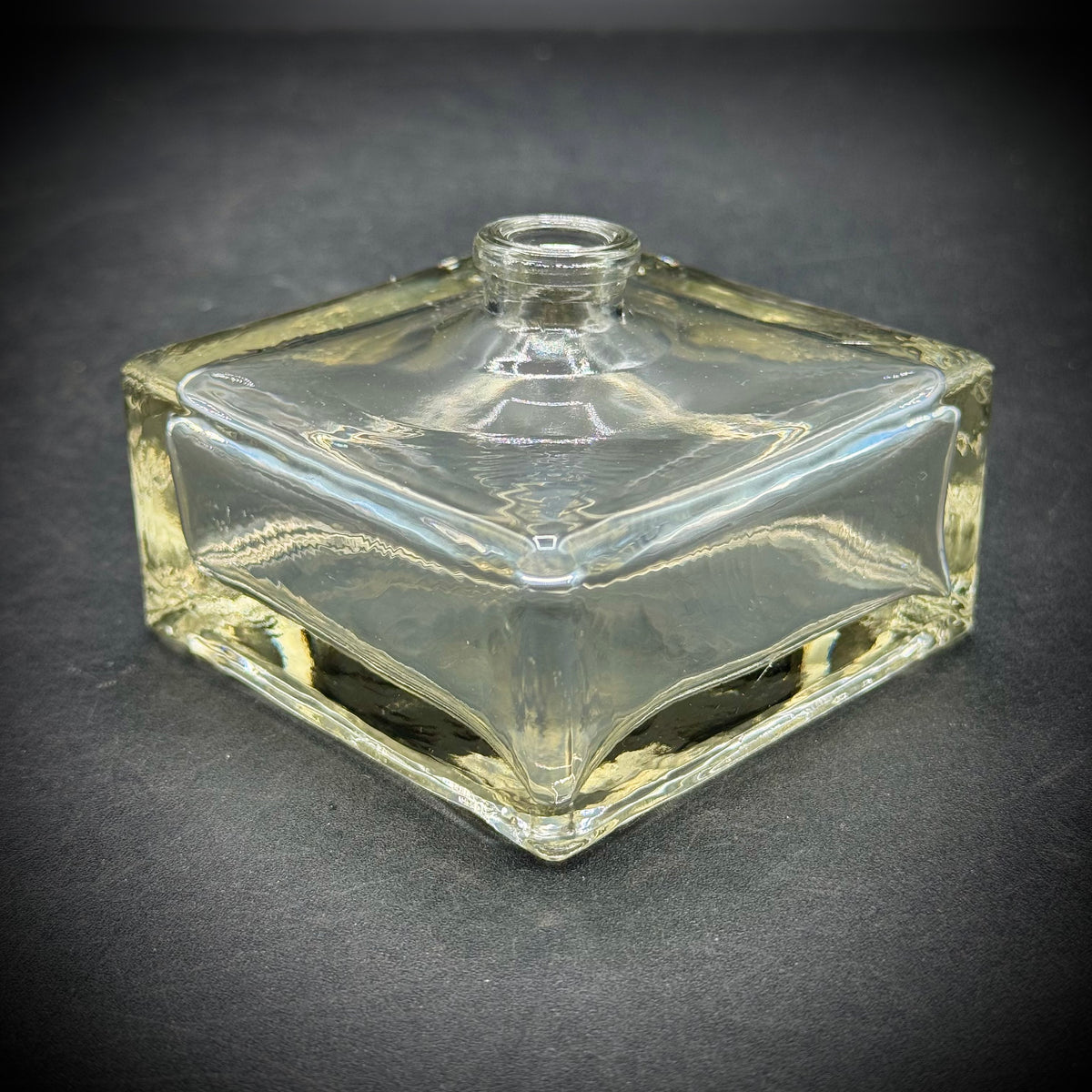 Vintage Square Glass Inkwell