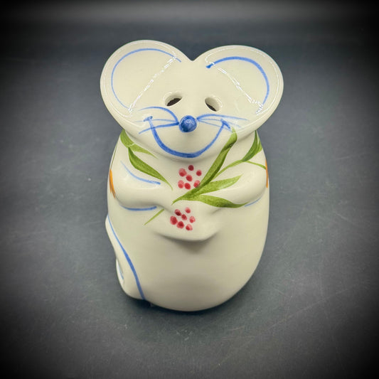Adorable N.S. Gustin Hand Decorated Mouse Shaker
