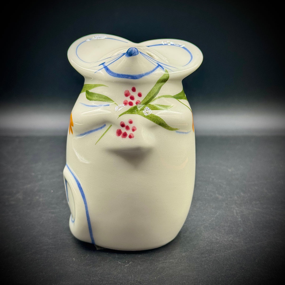 Adorable N.S. Gustin Hand Decorated Mouse Shaker