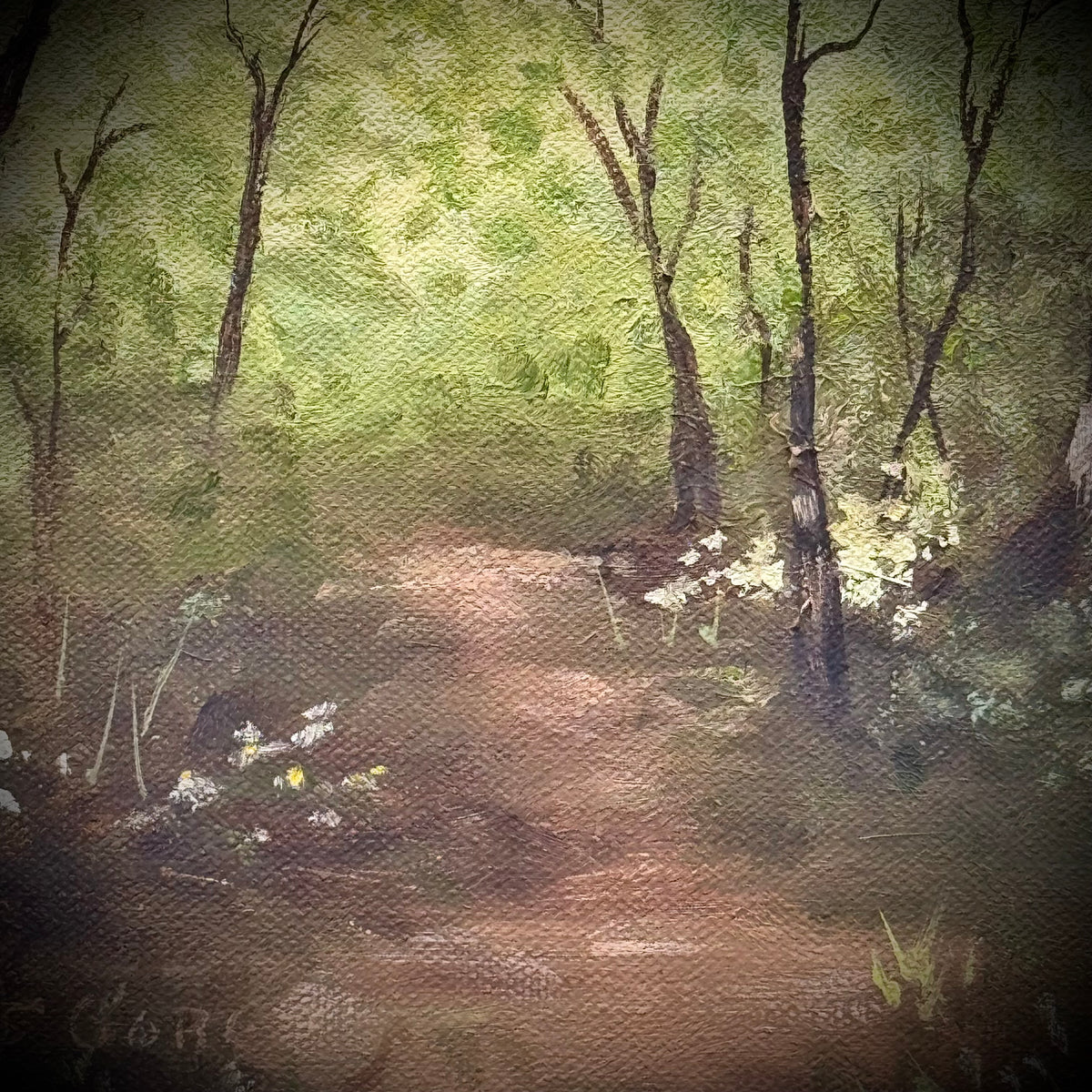 Beautiful Artist Signed Original Oil on Canvas Painting