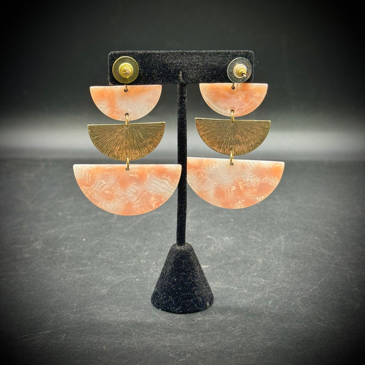 Modernist 3-Level Earrings