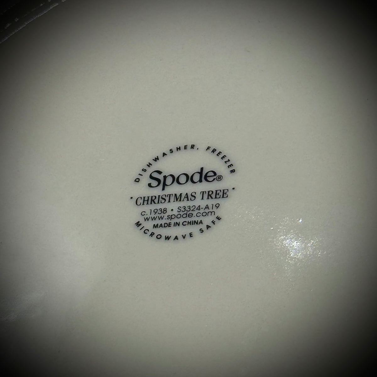 Pair of Spode Christmas Tree Dinner Plates