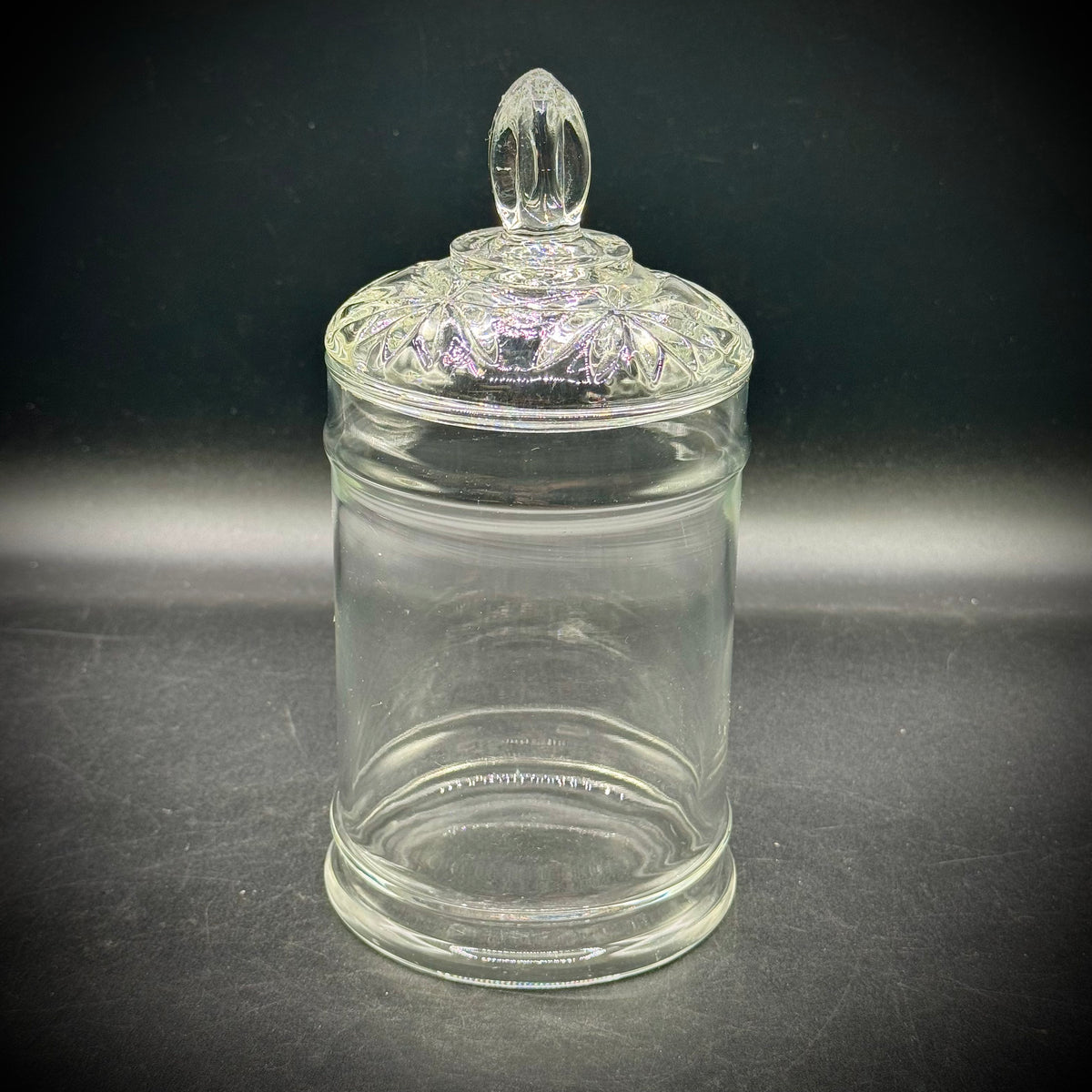 Glass Lidded Apothecary Canister