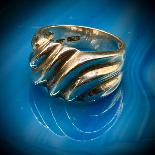 Sterling Silver Free Form Ring