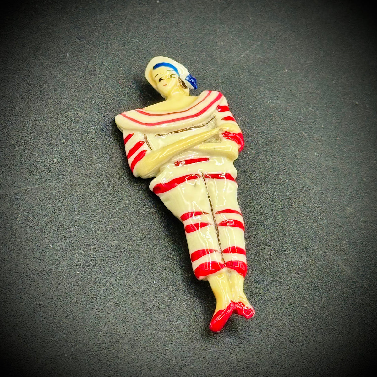 Vintage Venetian Gondolier Brooch