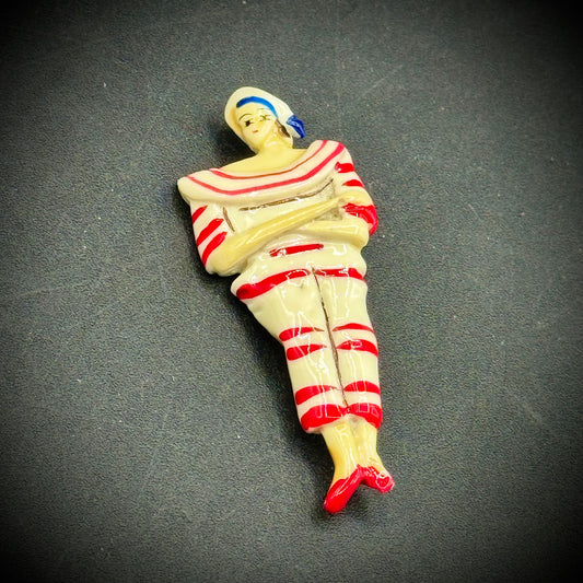Vintage Venetian Gondolier Brooch