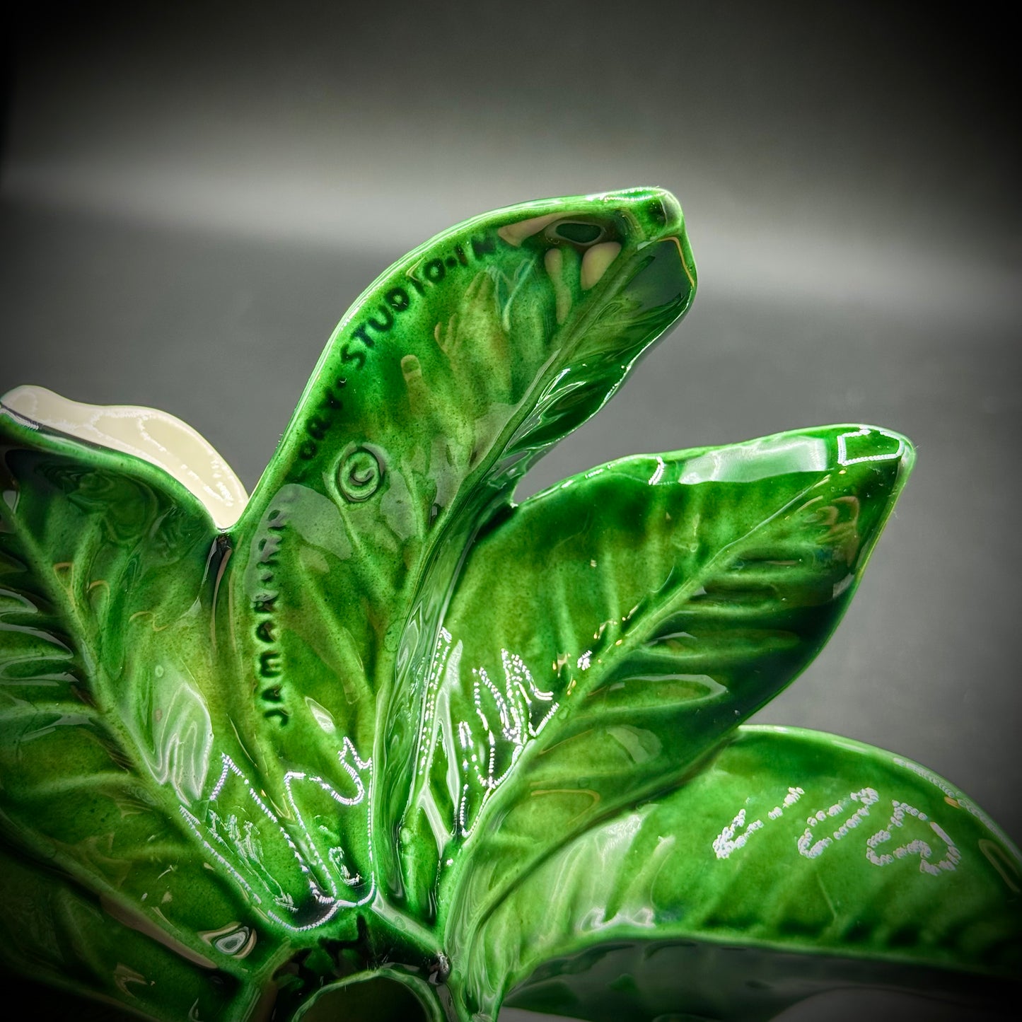 Vintage Jamar Mallory Studio Magnolia Ceramic Art Flower