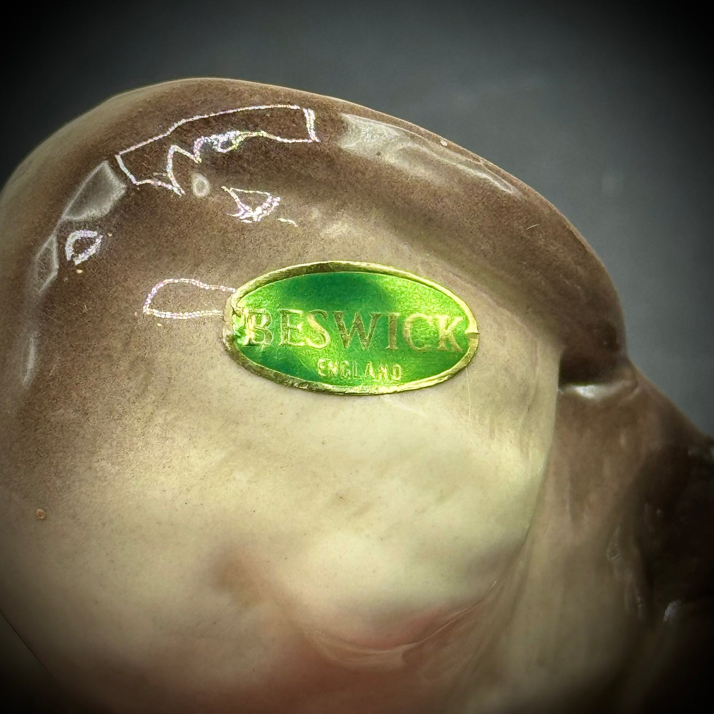 Vintage Beswick England Porcelain Siamese Cats Figurine