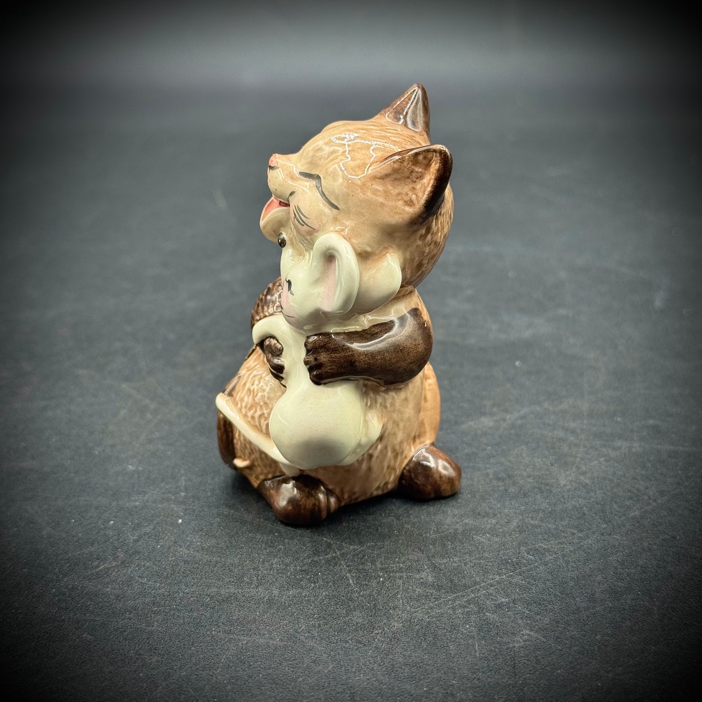 Vintage Beswick England Happy Cat & Mouse Figurine
