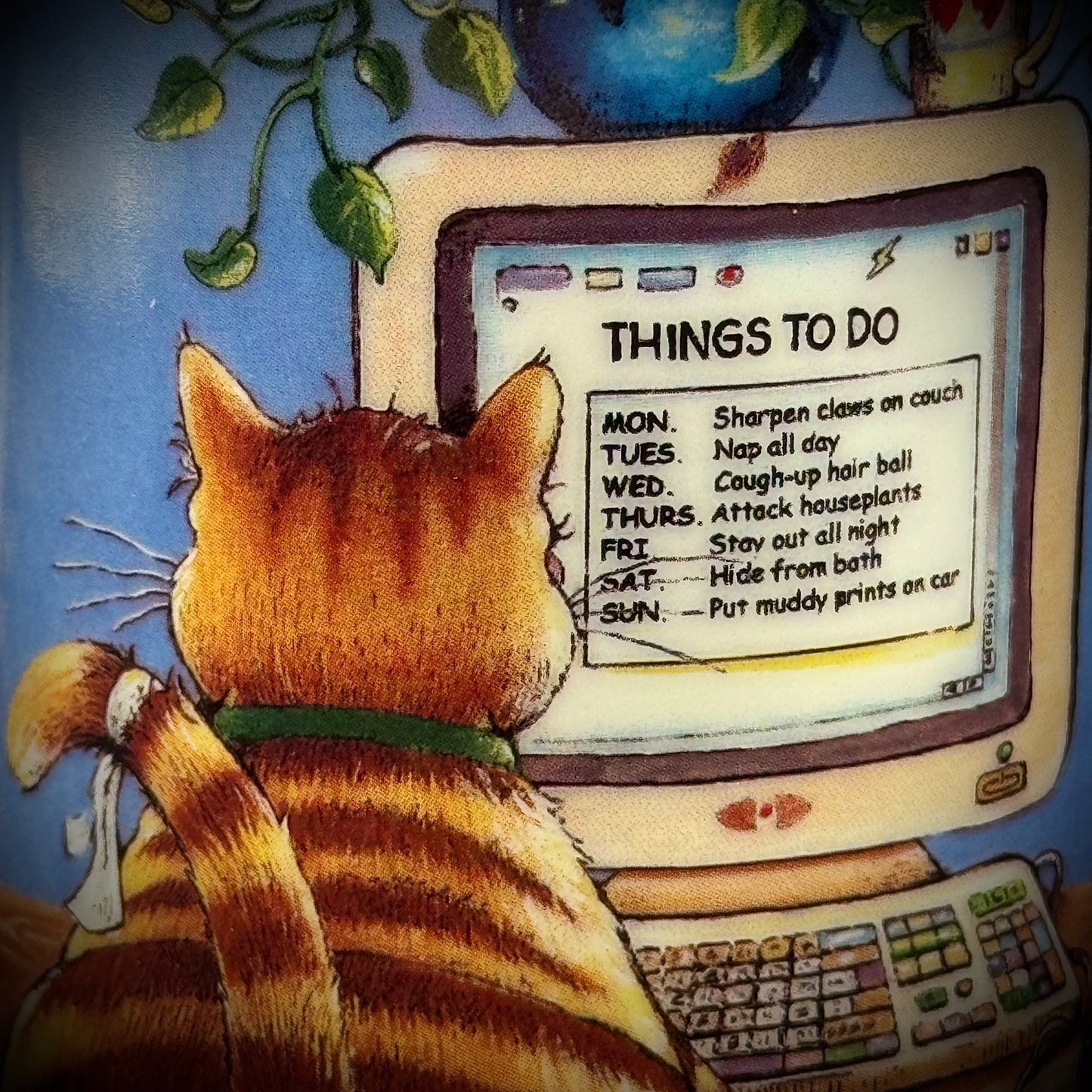 Vintage Gary Patterson Danbury Mint Mug "The Mouser"