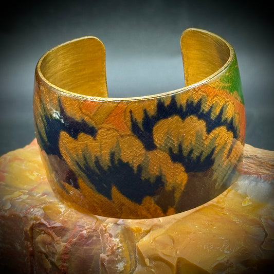 Enamel Cuff Bracelet