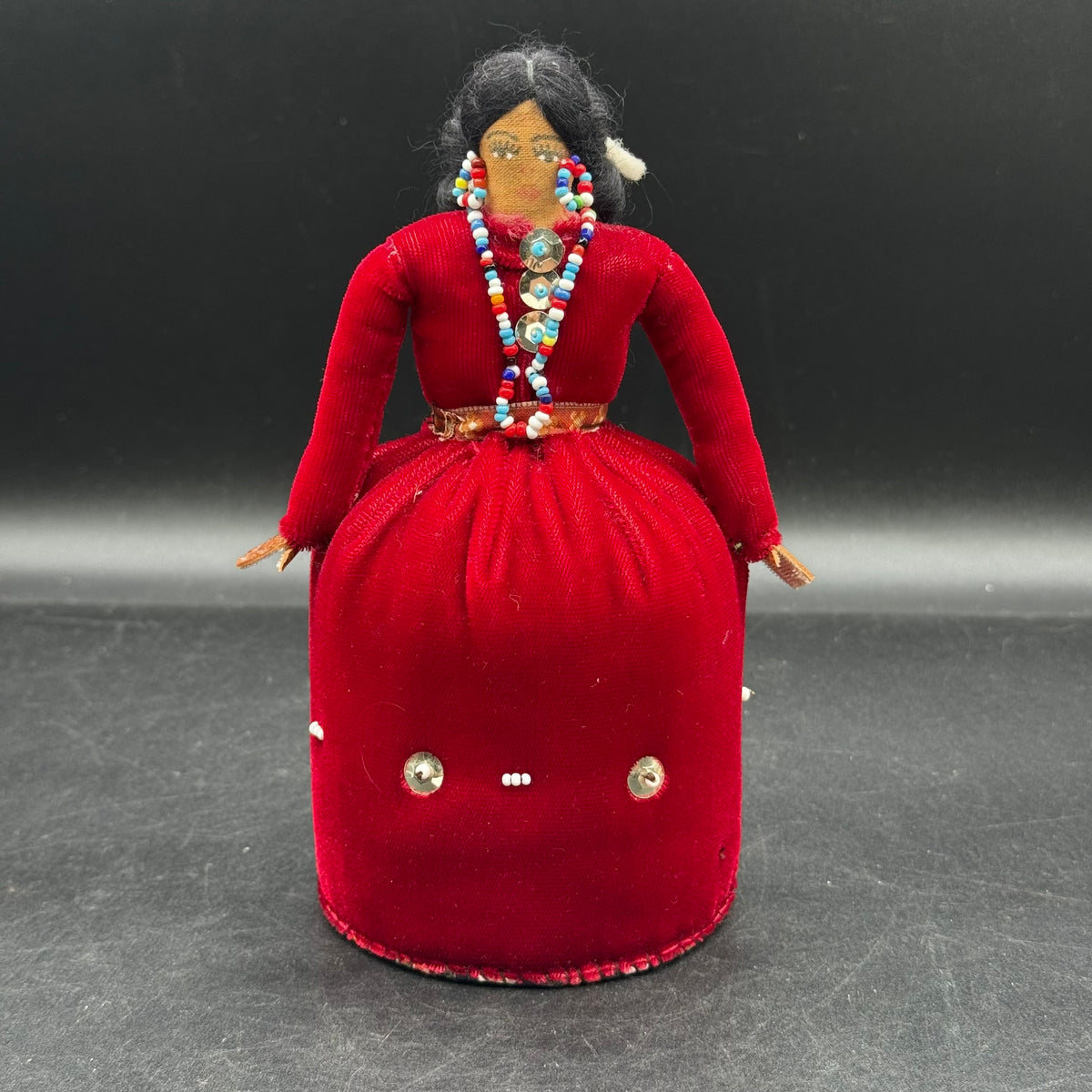 Vintage Navajo Native American Woman Pin Cushion