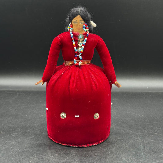 Vintage Navajo Native American Woman Pin Cushion