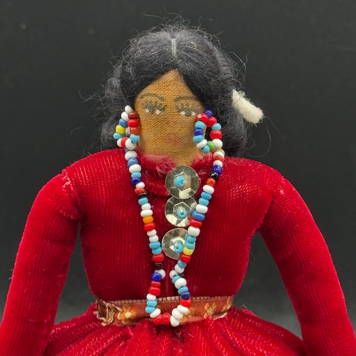 Vintage Navajo Native American Woman Pin Cushion