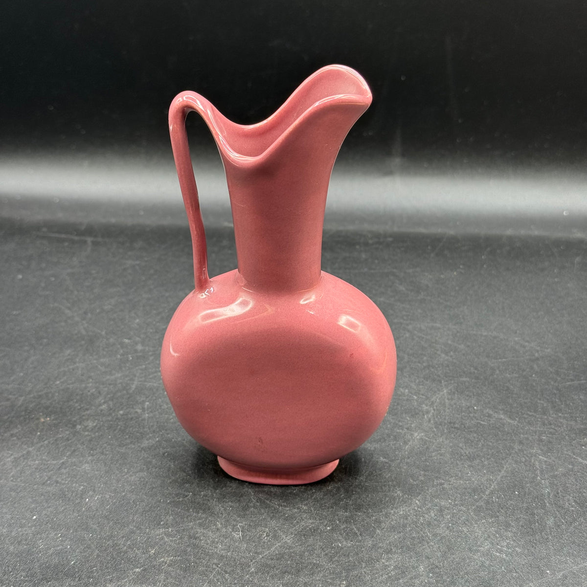 Vintage Mauve Ewer with Rose Flower Motif