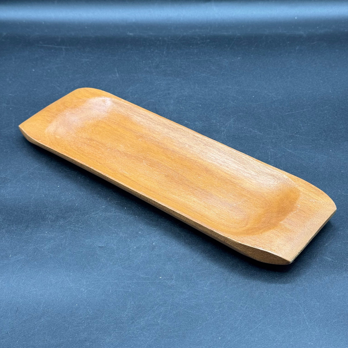 Vintage Monkey Pod Wood Hawaiian Crafted Rectangle Tray