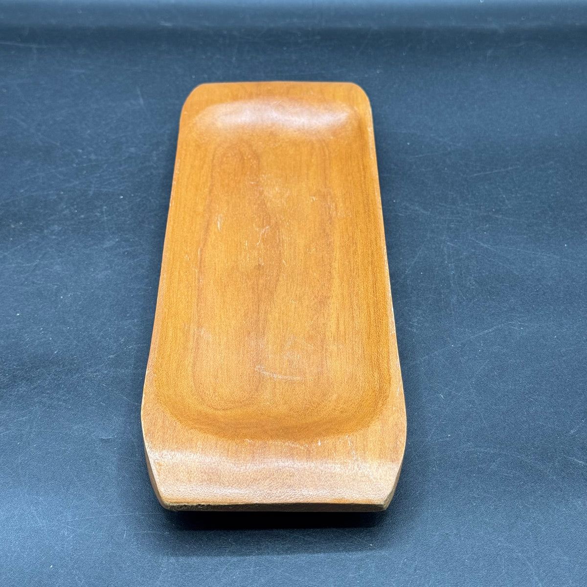 Vintage Monkey Pod Wood Hawaiian Crafted Rectangle Tray