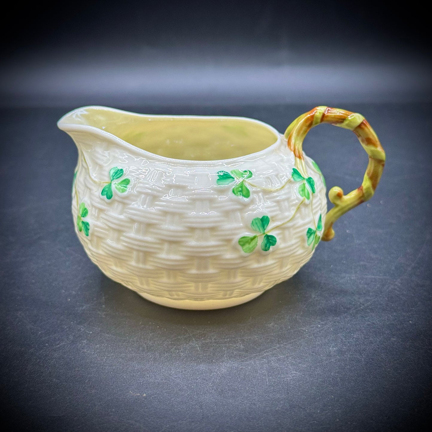 Vintage Baleek Ireland Fine Porcelain Creamer