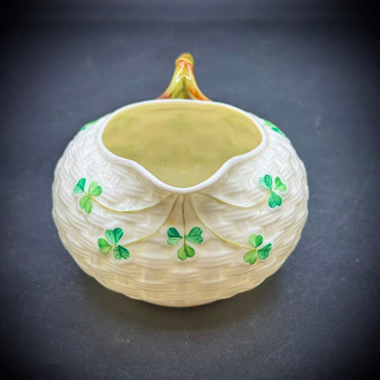 Vintage Baleek Ireland Fine Porcelain Creamer