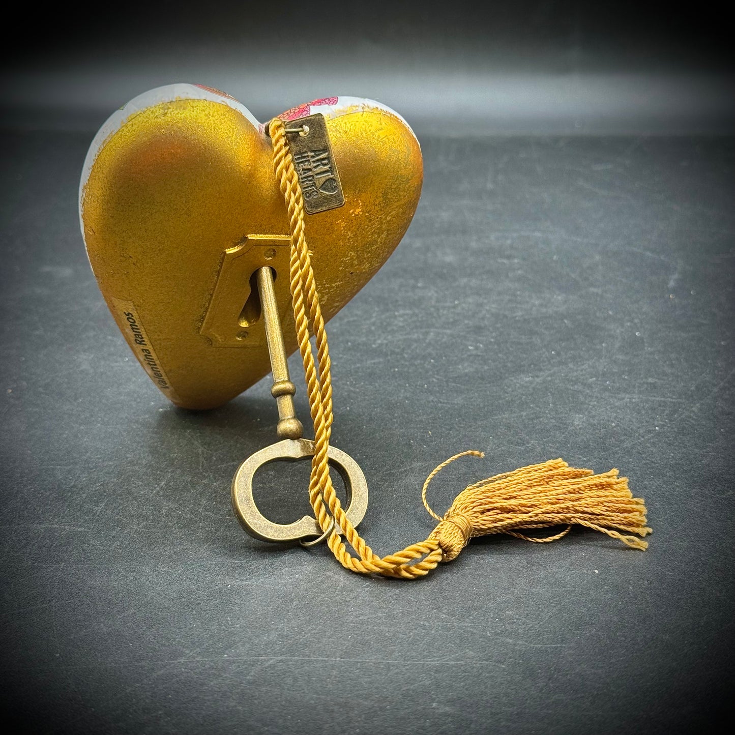 True Friends Art Heart with Standing Key