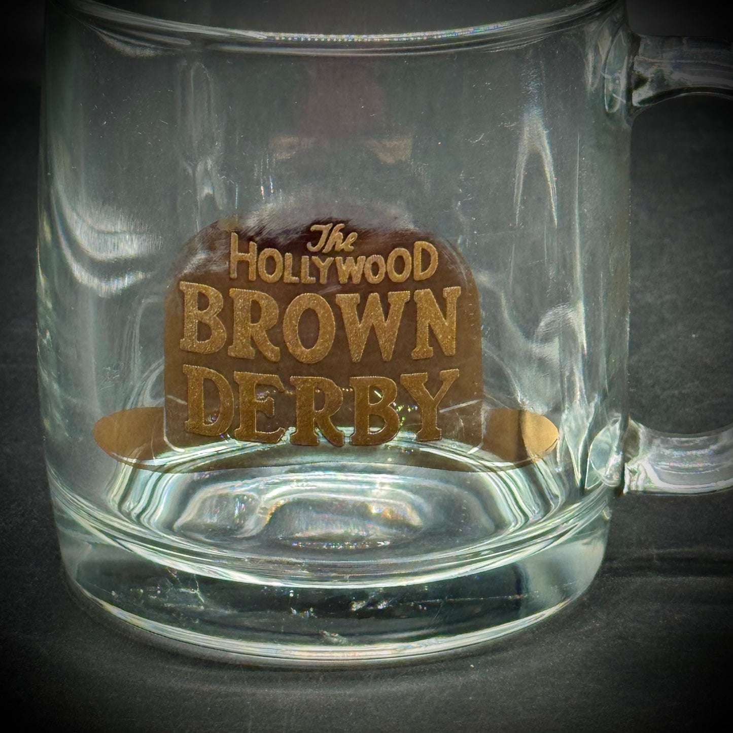 Pair of Vintage Hollywood Brown Derby Mugs