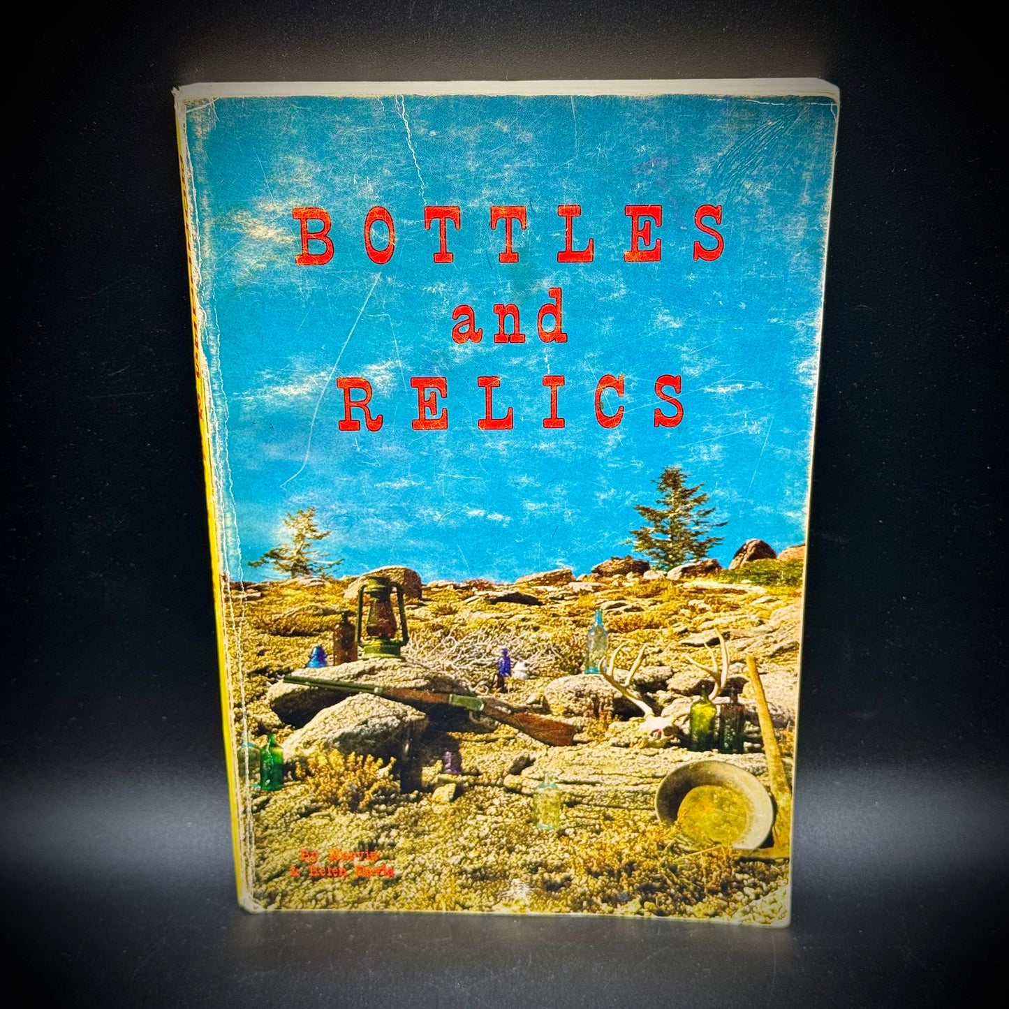 Collection of 4 Antique Glass Bottles & Book #1