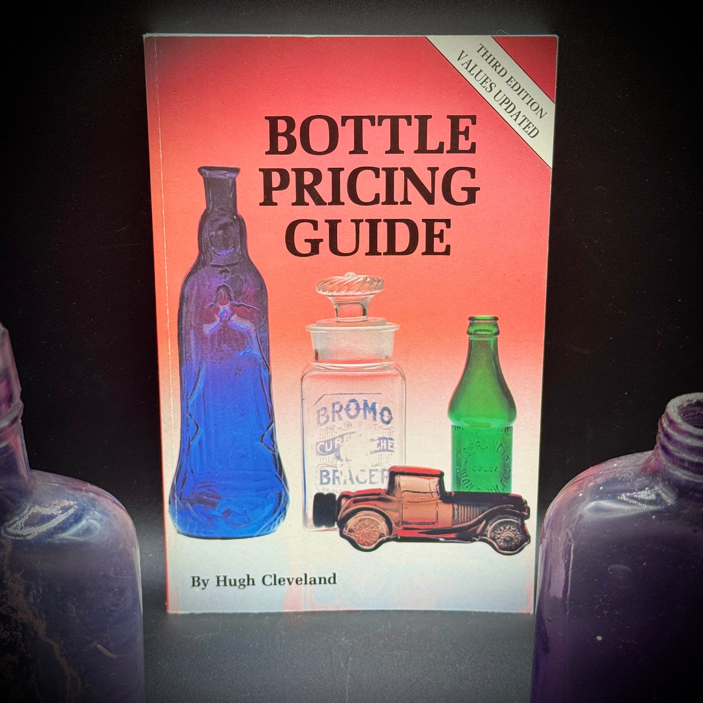 Collection of 4 Antique Glass Bottles & Book #2