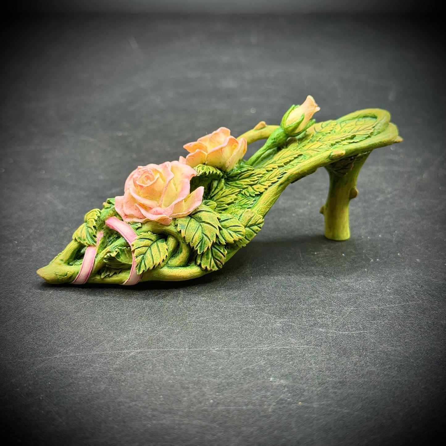 Just The Right Shoe "Courageous Rose" Decorative Shoe