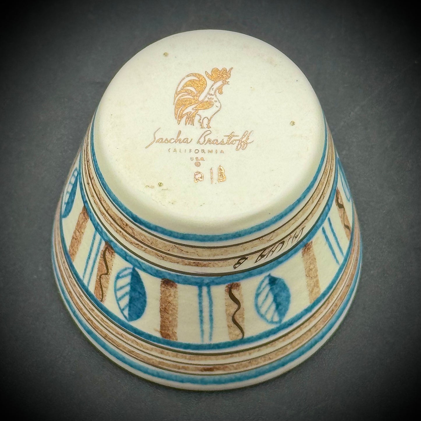 Vintage Sascha Brastoff Signed Small Pot