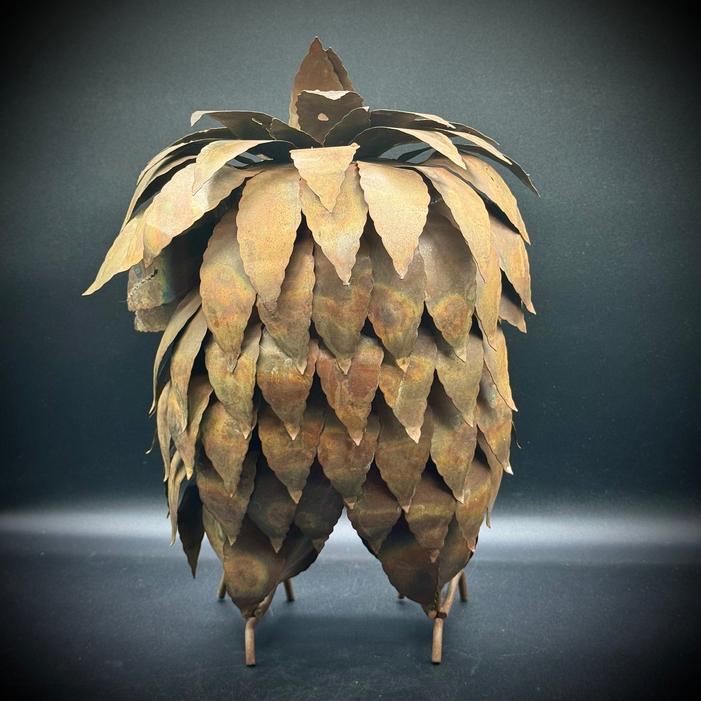 Stunning 1960s C. Jere MCM Metal Owl