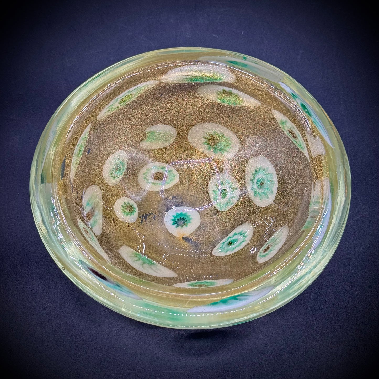 Stunning Murano Millifiori Art Glass Bowl