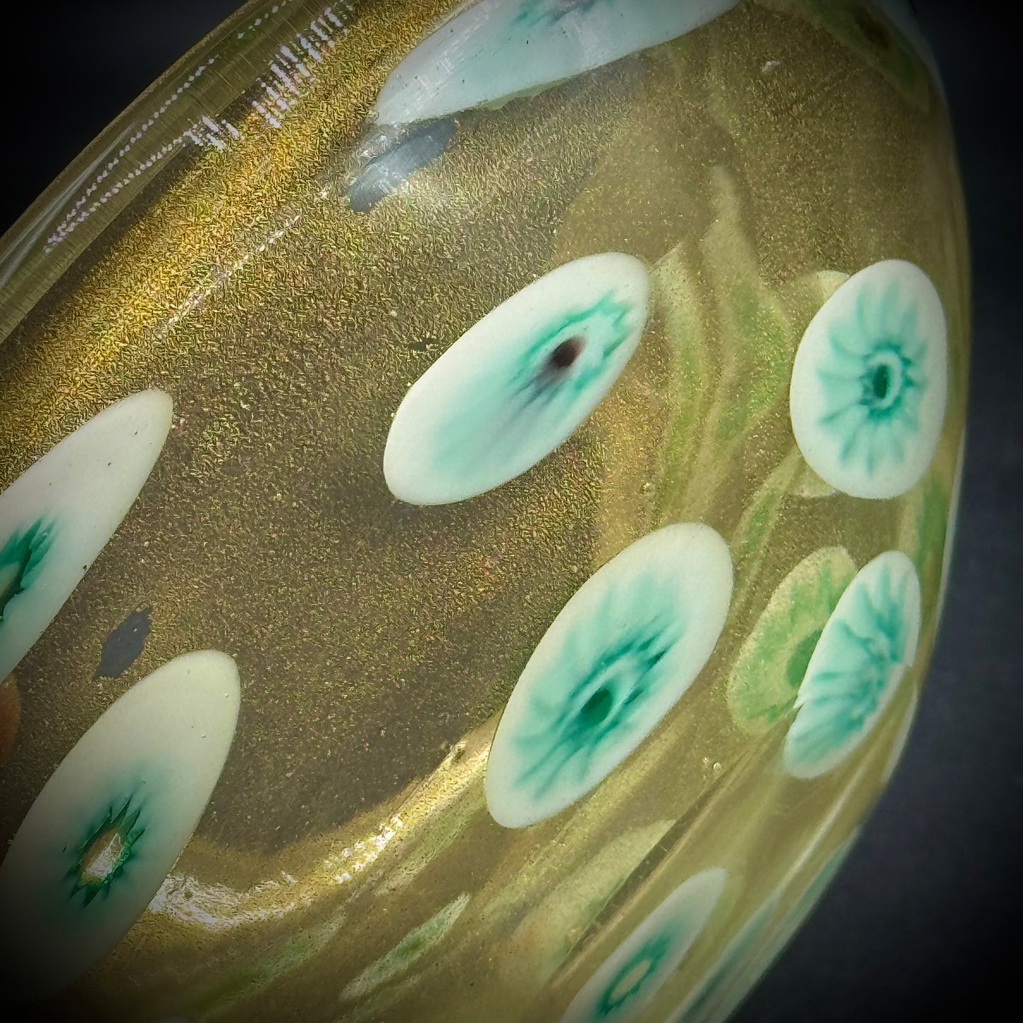 Stunning Murano Millifiori Art Glass Bowl