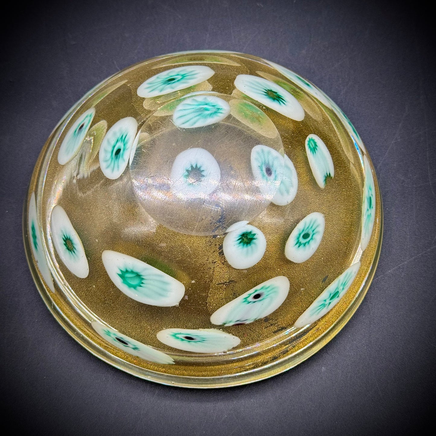 Stunning Murano Millifiori Art Glass Bowl