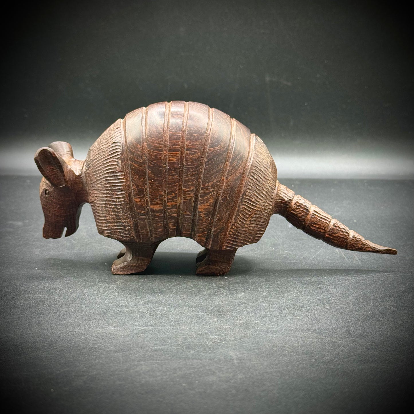 Vintage Carved Large Ironwood Armadillo