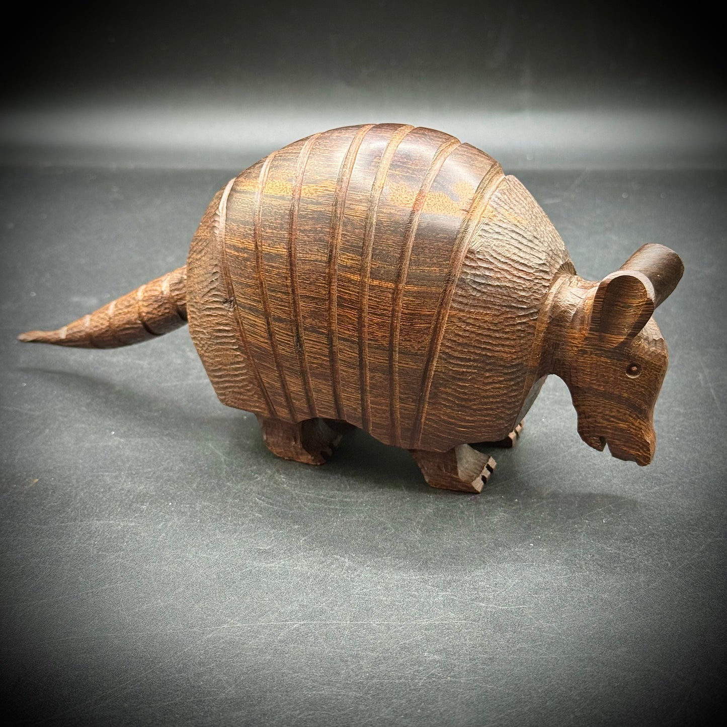 Vintage Carved Large Ironwood Armadillo
