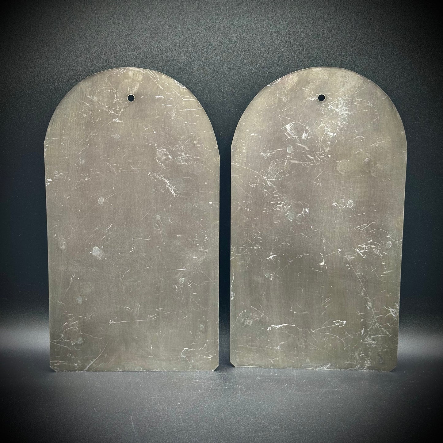 Pair of Vintage 1950s Large Metal Rabbit Cookie Cutters