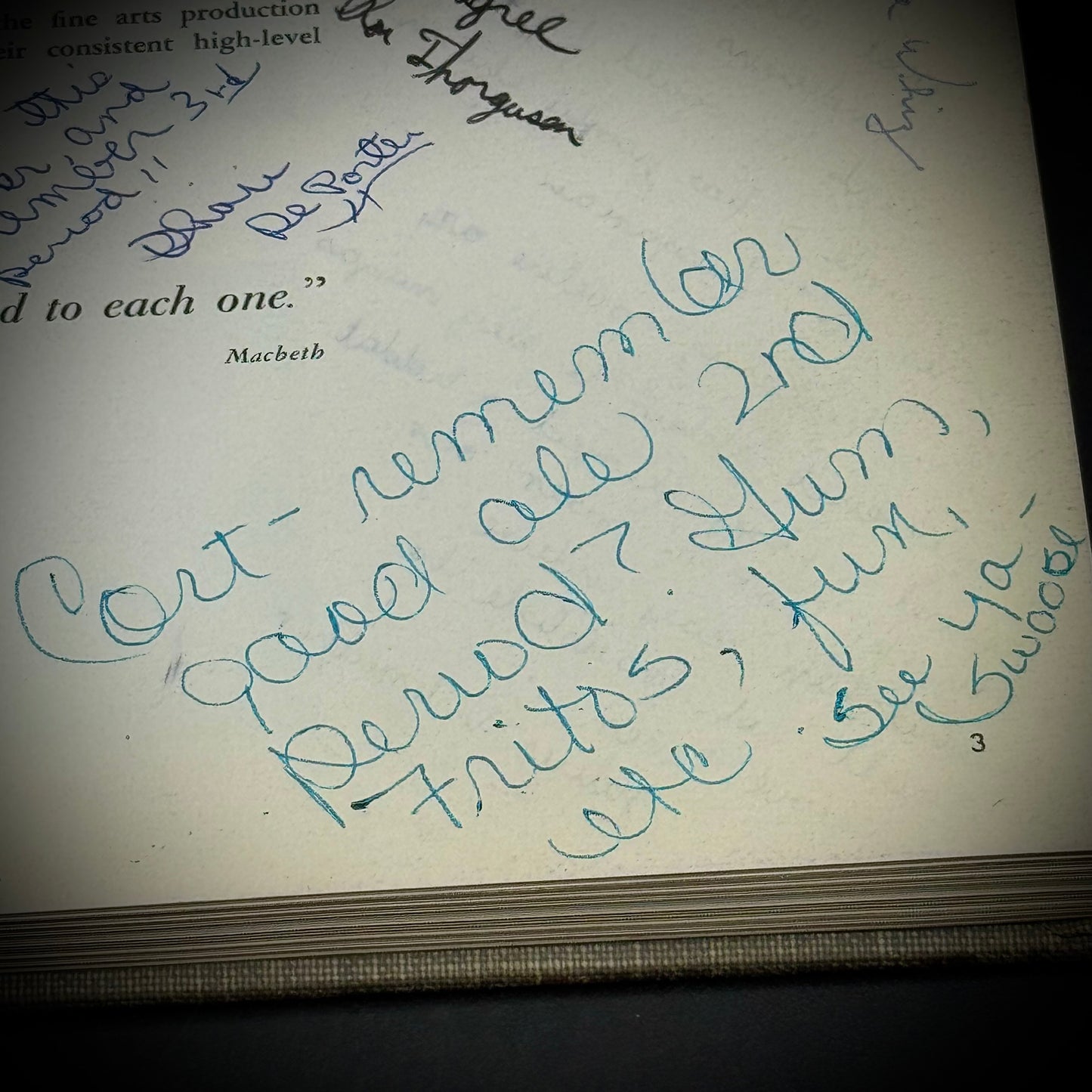 Hollywood High School 1960 Year Book with Autographs