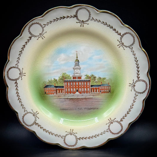 Vintage Johnson Bros. England Independence Hall Plate