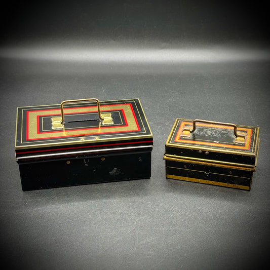 Pair of Vintage Made in England Tins