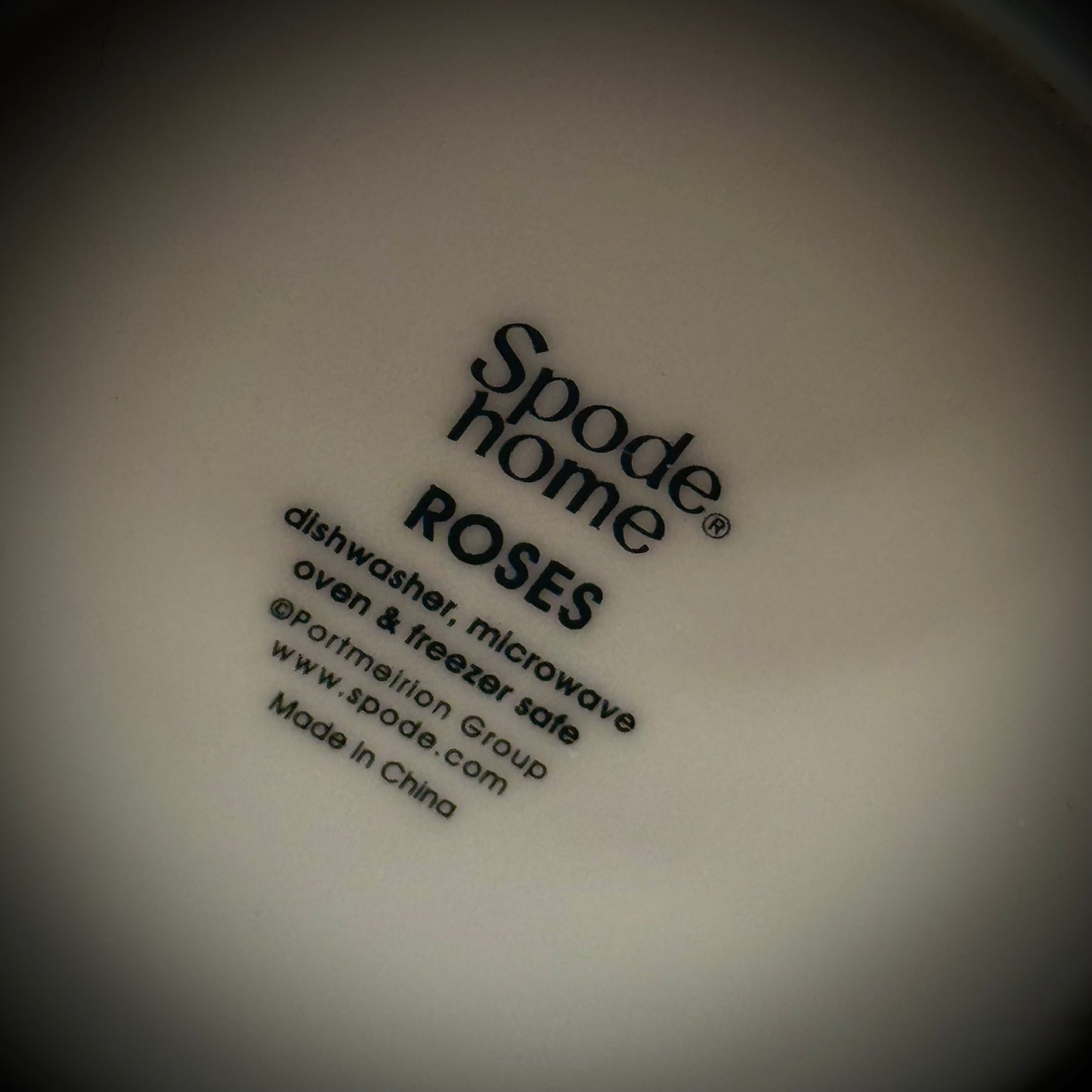 Set of Four New Spode Home Roses Coffee Mugs