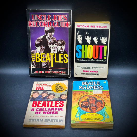 Collection of Four Vintage Books on The Beatles w/One Signed
