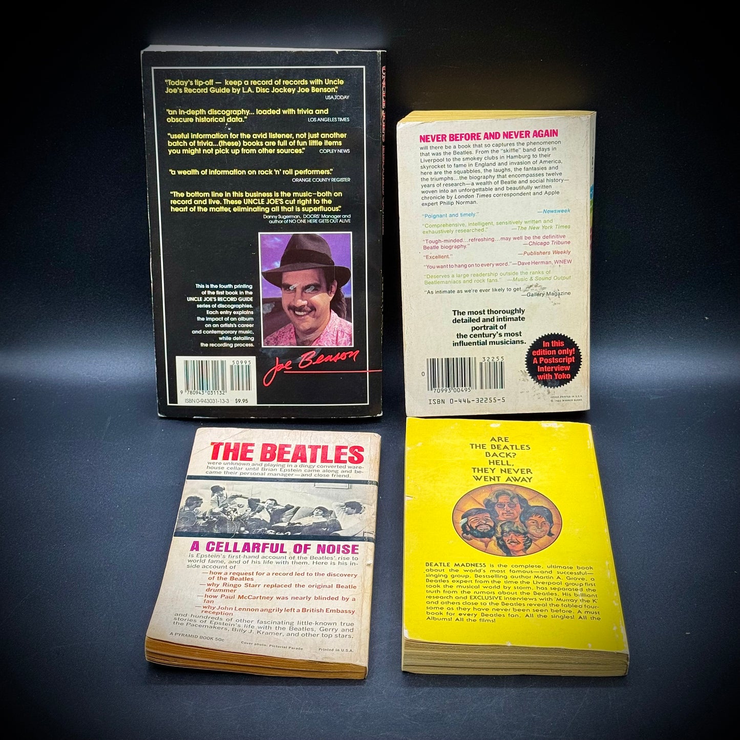 Collection of Four Vintage Books on The Beatles w/One Signed