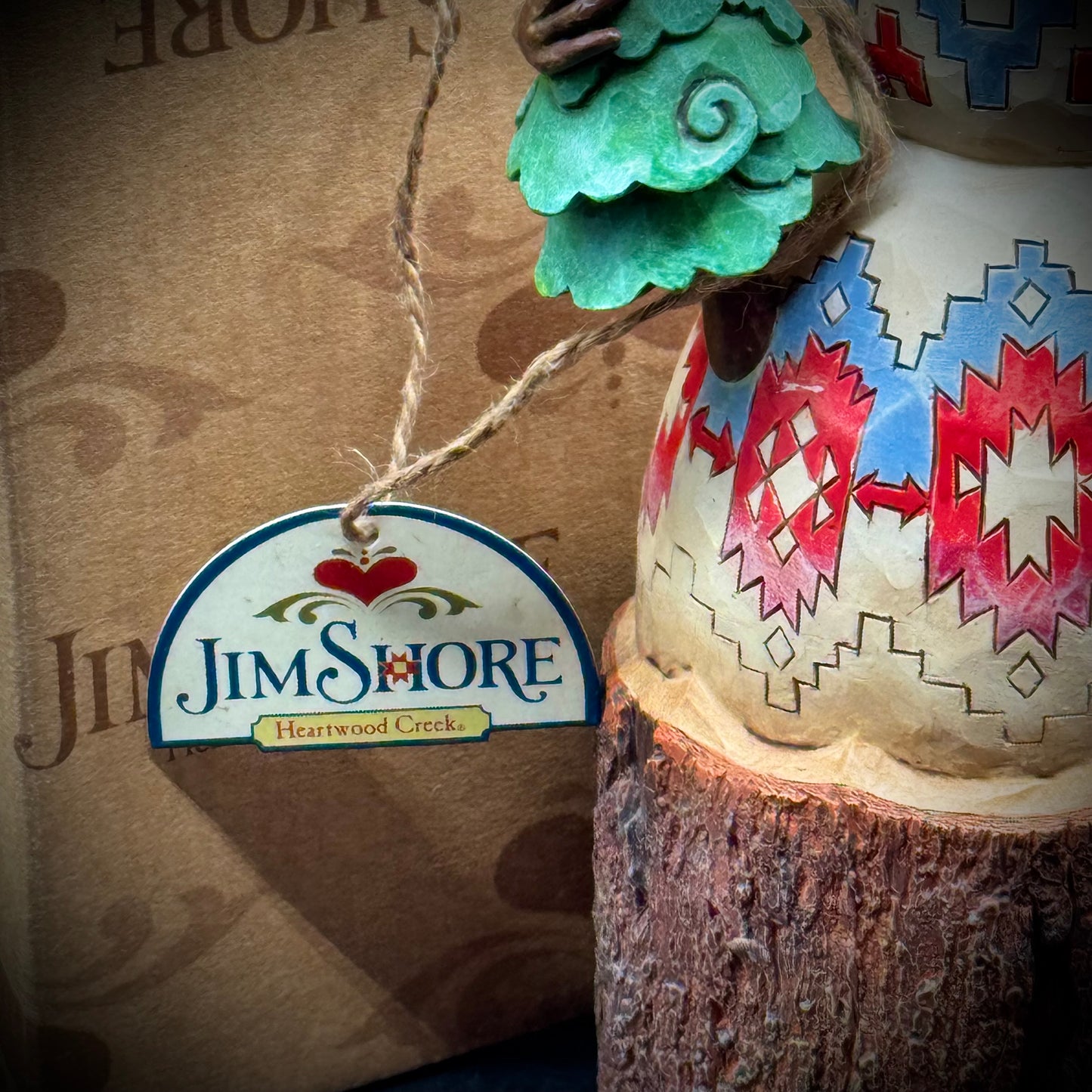 RARE Jim Shore Snowman "Naturally Merry" with Cardinal