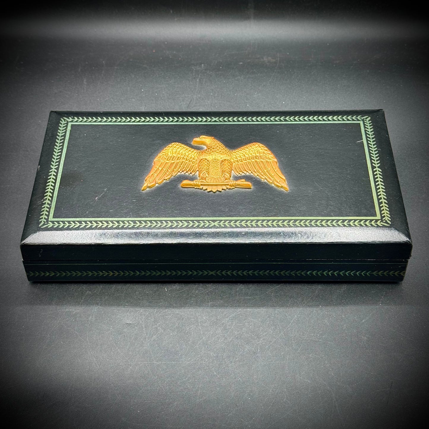 Vintage MCM Swank Federal Eagle Jewelry Box