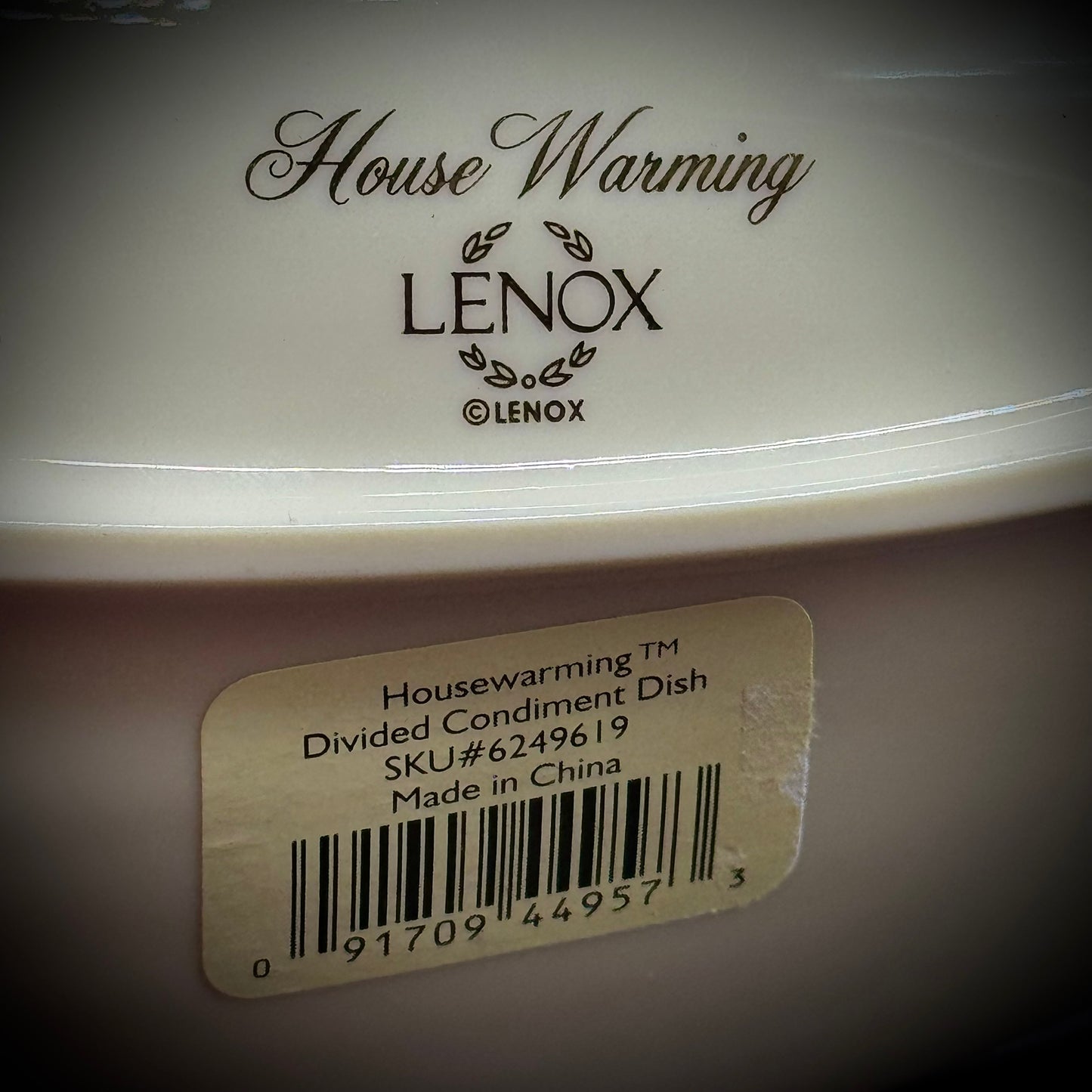 Lenox "House Warming" Collection Divided Condiment Tray