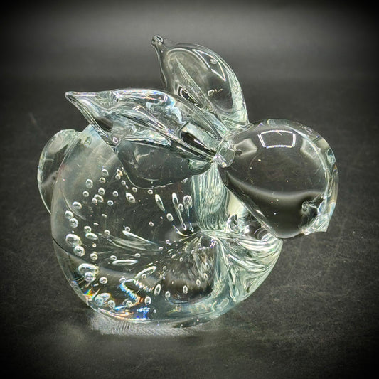 Crystal Bullicante Rabbit Paperweight