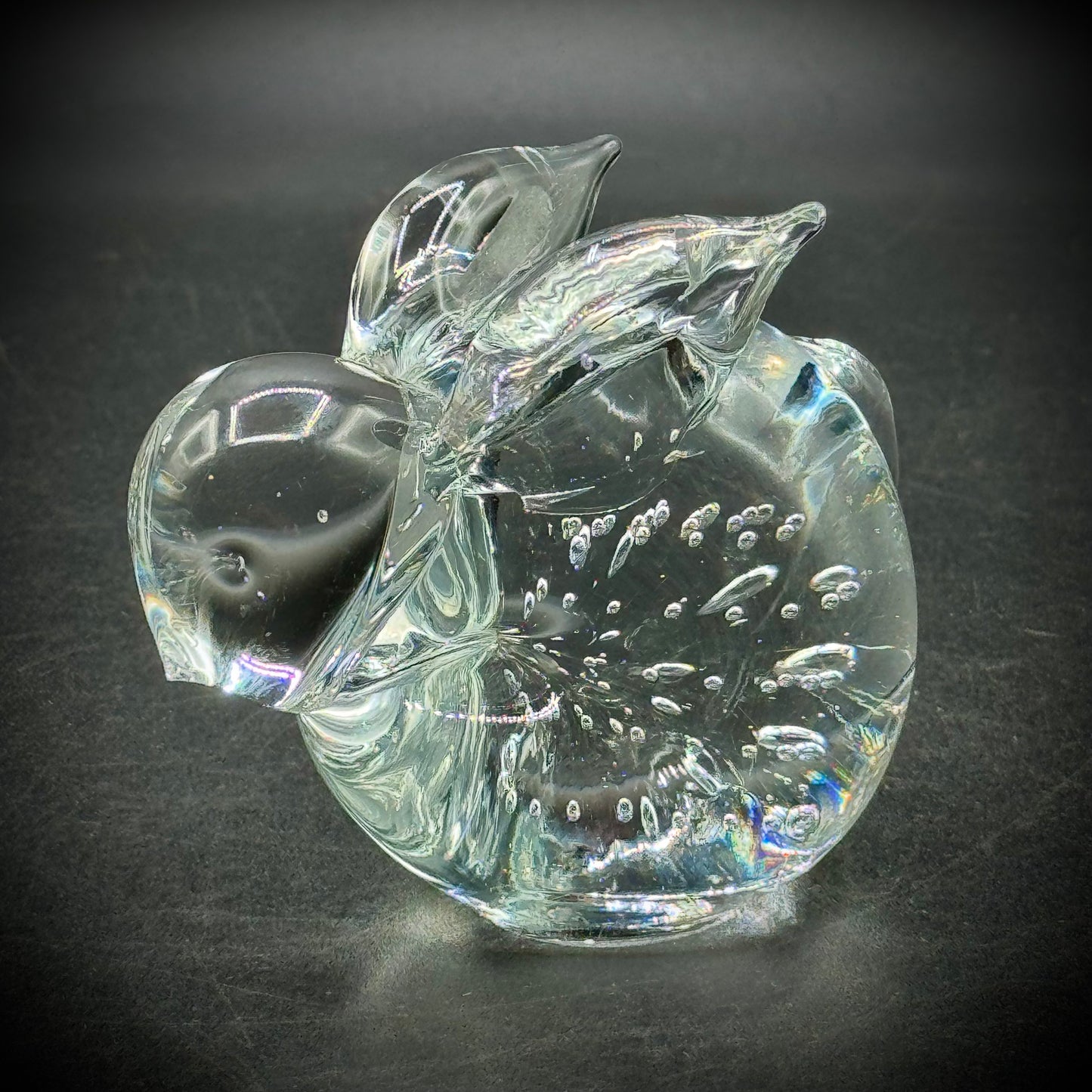 Crystal Bullicante Rabbit Paperweight