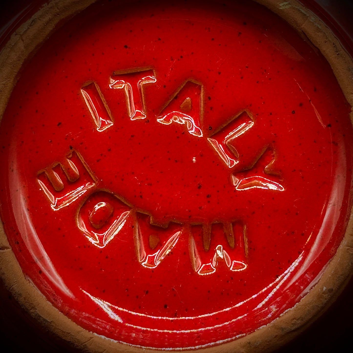 Vintage DeSilva Red Ceramic Pitcher - Made in Italy