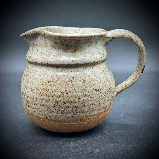 Artist Signed Speckle Glaze Pottery Pitcher